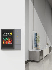 F3-pro Tuya Smart Central Control Panel ZigBee Wall Switch Home Automation Wireless Lighting Control System