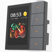 F3-pro Tuya Smart Central Control Panel ZigBee Wall Switch Home Automation Wireless Lighting Control System