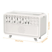 LED White Noise Speaker with 8 Nature Sounds Portable BT Speaker Rechargeable Aroma Diffuser Night Light for Home Creative Gift