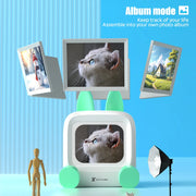 Mini Smart Weather Clock Desktop Display WIFI Bluetooth Speaker Night Light TV DIY Gaming Decor Smart Home Device