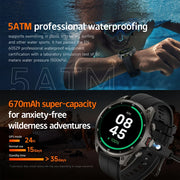 2025 New For Huawei GPS Smart Watch Men 466*466 AMOLED HD Precise GPS Compass BT Call Health Monitor IP69 Waterproof SWIM Watch