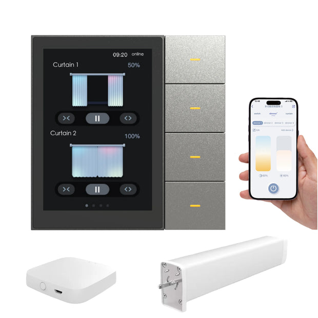 F3-pro Tuya Smart Central Control Panel ZigBee Wall Switch Home Automation Wireless Lighting Control System