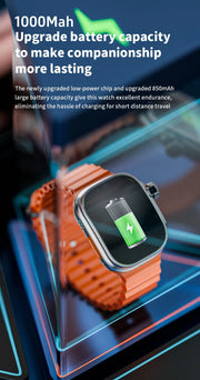 JC02 Pro 5G Smartwatch 2.29inch Amoled Curved Display S10 Ultra 3 Smart Watch With Rotary Camera GPS WIFI NFC Compass Video Call