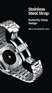 2024 Luxury Stainless Steel Watch Band for Apple Watch Series Ultra 49mm  Smart Watch Case with Stylish Strap