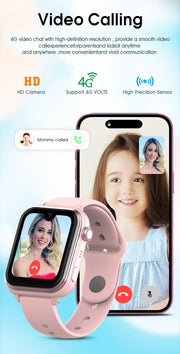 Wonlex KT37 GPS Smart Watch Kids AI Voice Assistant WiFi Location Tracker Video Call Heart Rate Monitoring Children Smart Watch