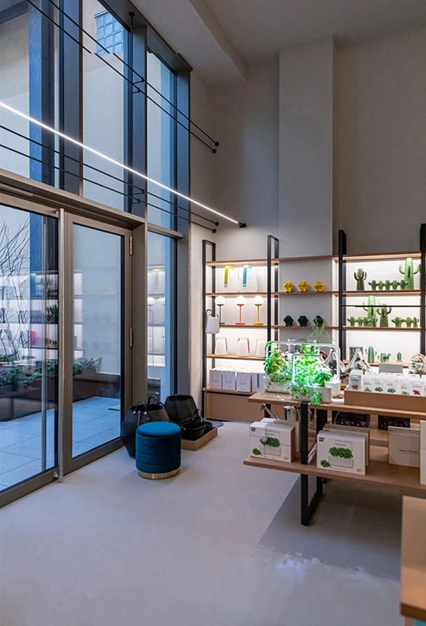 Modern Black White Linear Wall Lamp Skyline Wall Sconce Background LED Bar Strip Living Room Home Decor Lights Bathroom Fixture