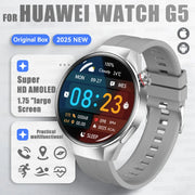 2025 New Sports Business Watch G5 PlUS Smart Watch Men 1.75"HD AMOLED Screen GPS track Heart Rate Compass Voice Call Smart Watch