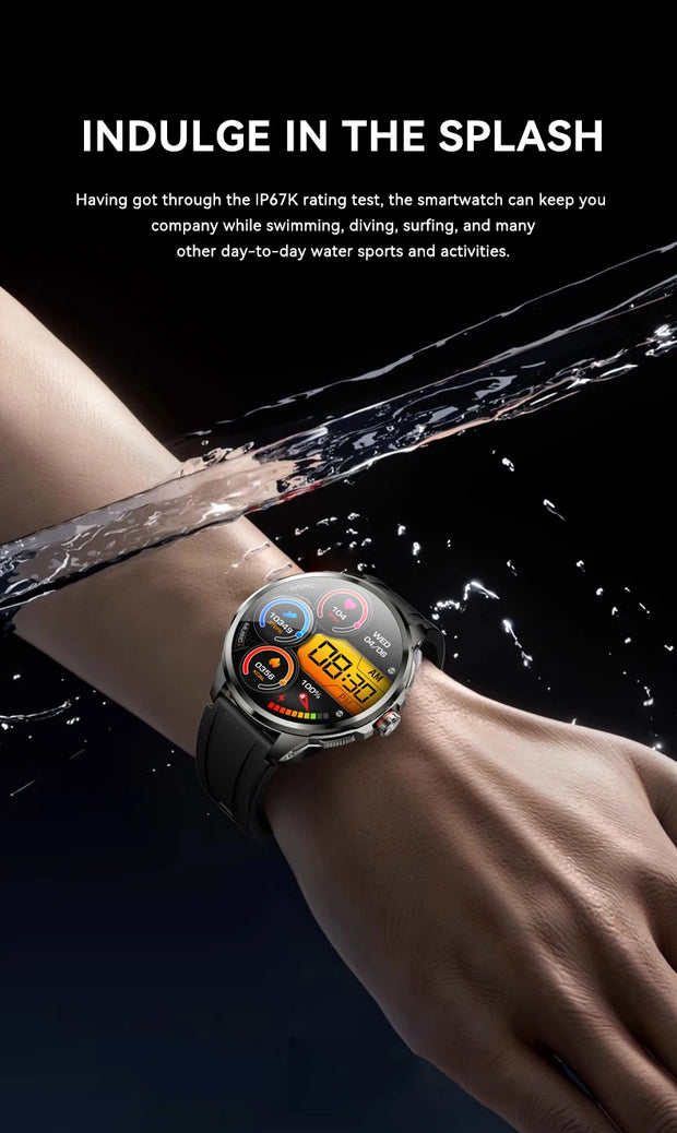 4G/5G Full Network Smart Watch 720*720 AMOLED Screen 900W Pixel Video Call 8GB+128GB RAM 2100 mAh WIFI GPS Google APP Smartwatch