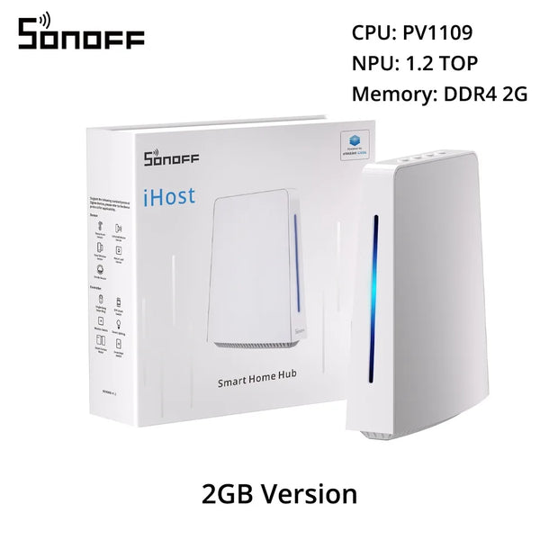 SONOFF IHost Smart Home Hub AIBridge 2GB/4GB Zigbee Gateway Private Local Server  with Wi-Fi LAN Devices Open API  Smart Life