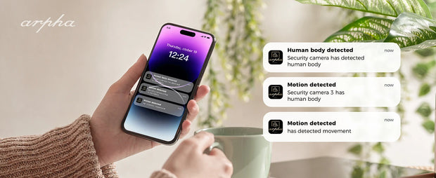 Arpha Smart Door Lock AL501 6 in 1 WiFi Smart Door Lock with Video Doorbell & Fingerprint 32GB Keyless Entry Digital Keypad