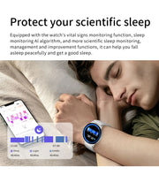 For Huawei New Ultra Slim AMOLED Smart Watch Women Screen Always Display Time Heart Rate BT Calling High-end Fashion Smartwatch