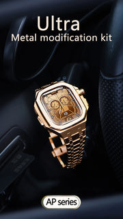 2024 Luxury Stainless Steel Watch Band for Apple Watch Series Ultra 49mm  Smart Watch Case with Stylish Strap