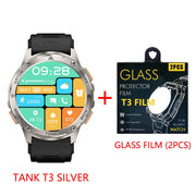 2024 KOSPET TANK T3 Smart Watch For Men 500mAh 60Days Battery IP69K 5ATM Waterproof AMOLED Bluetooth Call Military Men's Watches