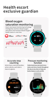 For Huawei New Ultra Slim AMOLED Smart Watch Women Screen Always Display Time Heart Rate BT Calling High-end Fashion Smartwatch