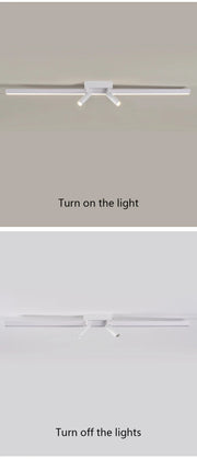 Modern LED Line Ceiling Lamp modern Living Room Dining Room Master Bedroom Study Fixture Gold Black Ceiling Lights Illumination