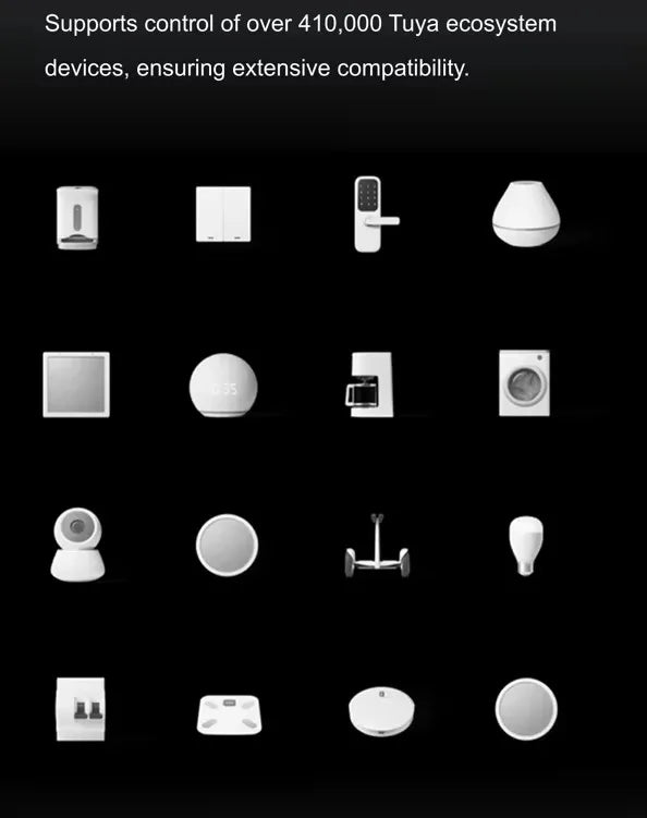 2025 Popular New type Tuya Smart Control Panel Zigbee Gateway With EU and UK For Smart Life Relay Music System Wall Amplifier