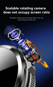 4G/5G Full Network Smart Watch 720*720 AMOLED Screen 900W Pixel Video Call 8GB+128GB RAM 2100 mAh WIFI GPS Google APP Smartwatch