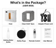 Window Vacuum Robot Cleaner ABIR WD8, Dual Ultrasonic Spray, AI intelligent Wipping, Updated Laser,Smart Home Glass Wall Washing