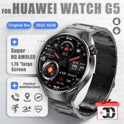 2025 New Sports Business Watch G5 PlUS Smart Watch Men 1.75"HD AMOLED Screen GPS track Heart Rate Compass Voice Call Smart Watch