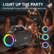Tronsmart Bang Max Speaker Bluetooth Speaker with 130W, 3 Way Sound System, Sync Up 100+ Speakers, APP Control, Guitar/Mic Input