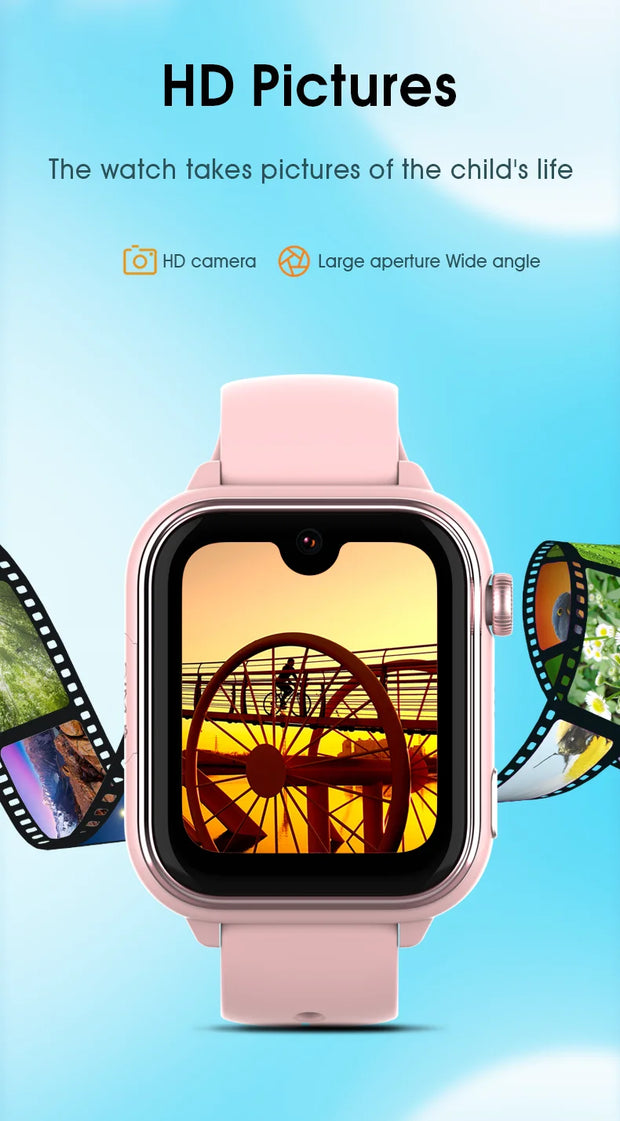 Wonlex KT37 GPS Smart Watch Kids AI Voice Assistant WiFi Location Tracker Video Call Heart Rate Monitoring Children Smart Watch