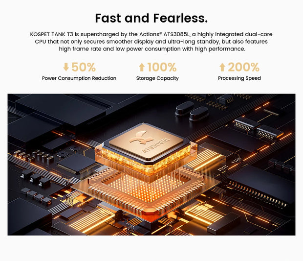 2024 KOSPET TANK T3 Smart Watch For Men 500mAh 60Days Battery IP69K 5ATM Waterproof AMOLED Bluetooth Call Military Men's Watches