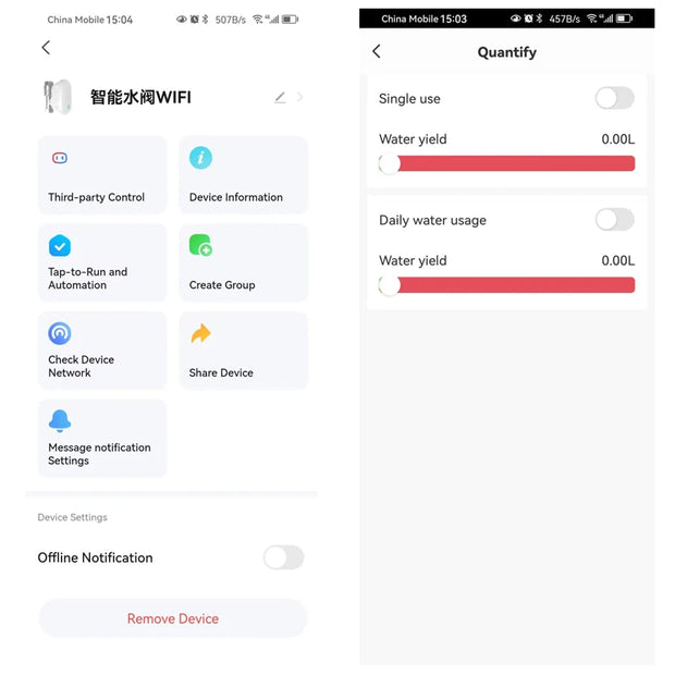 Tuya Water Valve WiFi Smart Control Water Flow Consumption Meter Automatic Irrigation Support Hot Water Alexa Home Assistant
