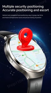 New Android 13.0 Dual System Smartwatch 4G Wifi GPS Smart Watch 210° Rotary Camera Heart rate Blood pressure Sim Card Gobal Call