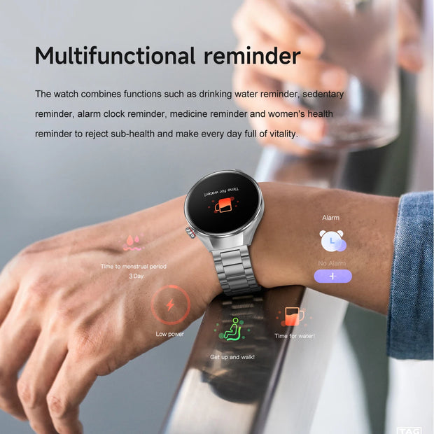 2025 New Sports Business Watch G5 PlUS Smart Watch Men 1.75"HD AMOLED Screen GPS track Heart Rate Compass Voice Call Smart Watch