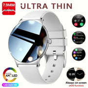 For Huawei New Ultra Slim AMOLED Smart Watch Women Screen Always Display Time Heart Rate BT Calling High-end Fashion Smartwatch
