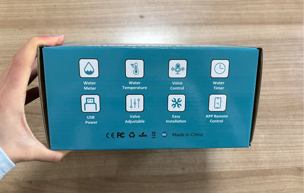 Tuya Smart WiFi Water Valve Water Flow Rate Water Meter Support Hot Water Timer Automatic Shut On/Off DN25 1” APP Controller