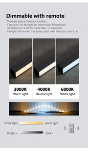 Modern LED Line Ceiling Lamp modern Living Room Dining Room Master Bedroom Study Fixture Gold Black Ceiling Lights Illumination