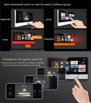 2025 Popular New type Tuya Smart Control Panel Zigbee Gateway With EU and UK For Smart Life Relay Music System Wall Amplifier
