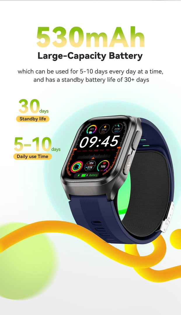 2025 For Huawei New High-end Laser Detection Airbag Smart Watch Men ECG+PPG Uric Acid Precise Blood Pressure Health Watches