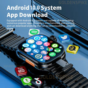 JC02 Pro 5G Smartwatch 2.29inch Amoled Curved Display S10 Ultra 3 Smart Watch With Rotary Camera GPS WIFI NFC Compass Video Call