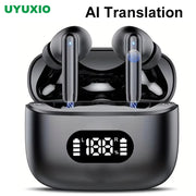 AI Language Translator Earbuds 3 in 1 Accents Translator Earphone Real Time 144 Languages Accents for Travel Business Learning