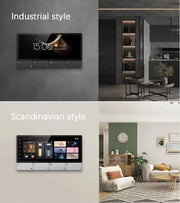 2025 Popular New type Tuya Smart Control Panel Zigbee Gateway With EU and UK For Smart Life Relay Music System Wall Amplifier