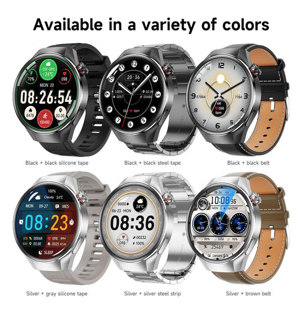 2025 New Sports Business Watch G5 PlUS Smart Watch Men 1.75"HD AMOLED Screen GPS track Heart Rate Compass Voice Call Smart Watch