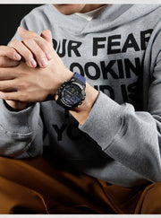 New NAVIFORCE Multi Functional Men's Watches Gas phase Digital Display Screen Silicone Strap Boy's Electronic Sports Male Clocks