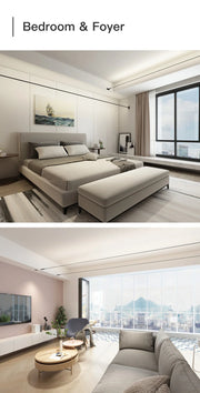 Modern Black White Linear Wall Lamp Skyline Wall Sconce Background LED Bar Strip Living Room Home Decor Lights Bathroom Fixture