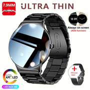 For Huawei New Ultra Slim AMOLED Smart Watch Women Screen Always Display Time Heart Rate BT Calling High-end Fashion Smartwatch
