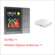 F3-pro Tuya Smart Central Control Panel ZigBee Wall Switch Home Automation Wireless Lighting Control System