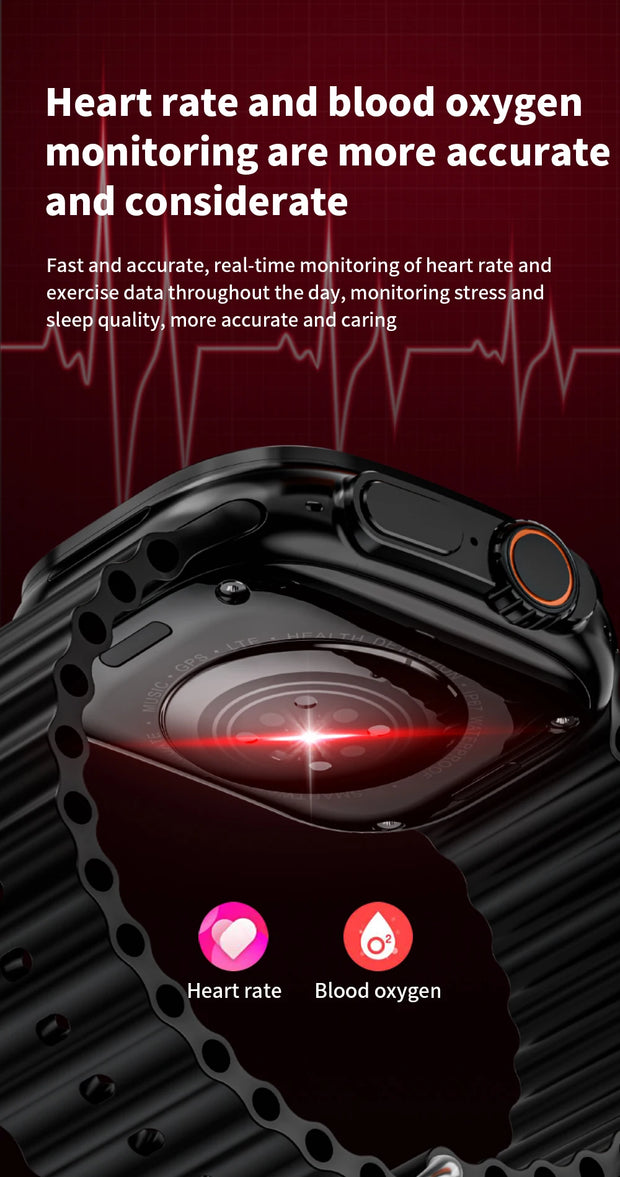 JC02 Pro 5G Smartwatch 2.29inch Amoled Curved Display S10 Ultra 3 Smart Watch With Rotary Camera GPS WIFI NFC Compass Video Call