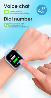 Wonlex KT37 GPS Smart Watch Kids AI Voice Assistant WiFi Location Tracker Video Call Heart Rate Monitoring Children Smart Watch