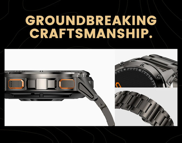 2024 KOSPET TANK T3 Smart Watch For Men 500mAh 60Days Battery IP69K 5ATM Waterproof AMOLED Bluetooth Call Military Men's Watches