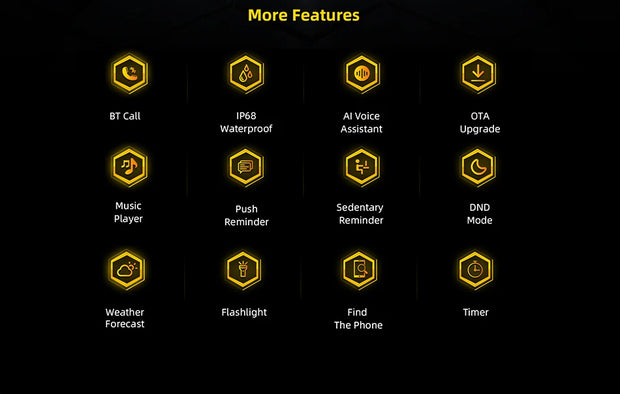 IMIKI SF1 Smart Watch 2.01" AMOLED Display 1000nits BT Calling 100+ Sports Modes IP68 Business Fashion Modeling Metal Case