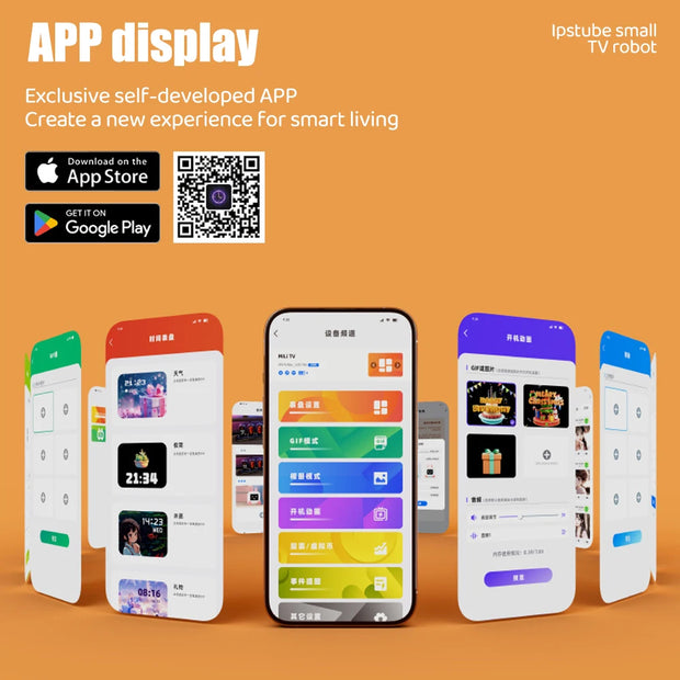 Mini Smart Weather Clock Desktop Display WIFI Bluetooth Speaker Night Light TV DIY Gaming Decor Smart Home Device