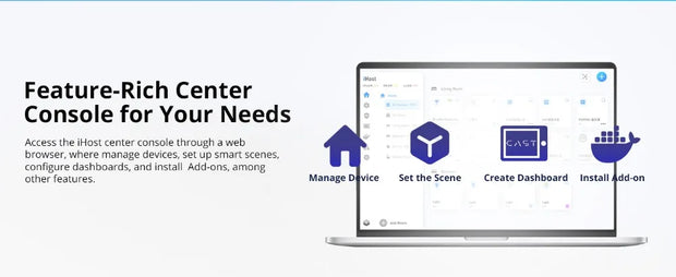 SONOFF IHost Smart Home Hub AIBridge 2GB/4GB Zigbee Gateway Private Local Server  with Wi-Fi LAN Devices Open API  Smart Life