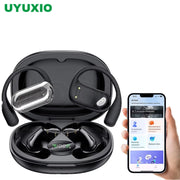 UYUXIO Real Time Translator Headphones AI Language Translation Earbuds 144 Languages & Accents 3 in 1 OWS Ear Buds for Business