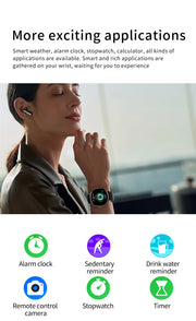 For Huawei New Ultra Slim AMOLED Smart Watch Women Screen Always Display Time Heart Rate BT Calling High-end Fashion Smartwatch